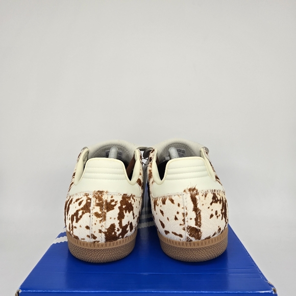 adidas Samba LT Cow Print Brown White Women's Shoes Size 8.5 JS3931 New - Picture 6 of 8